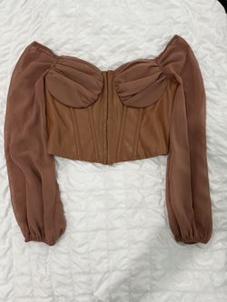 Leather Corset Top