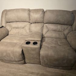2 Seater Recliner Remote Couch