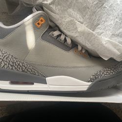 Jordan Cool Grey 3 Size 11