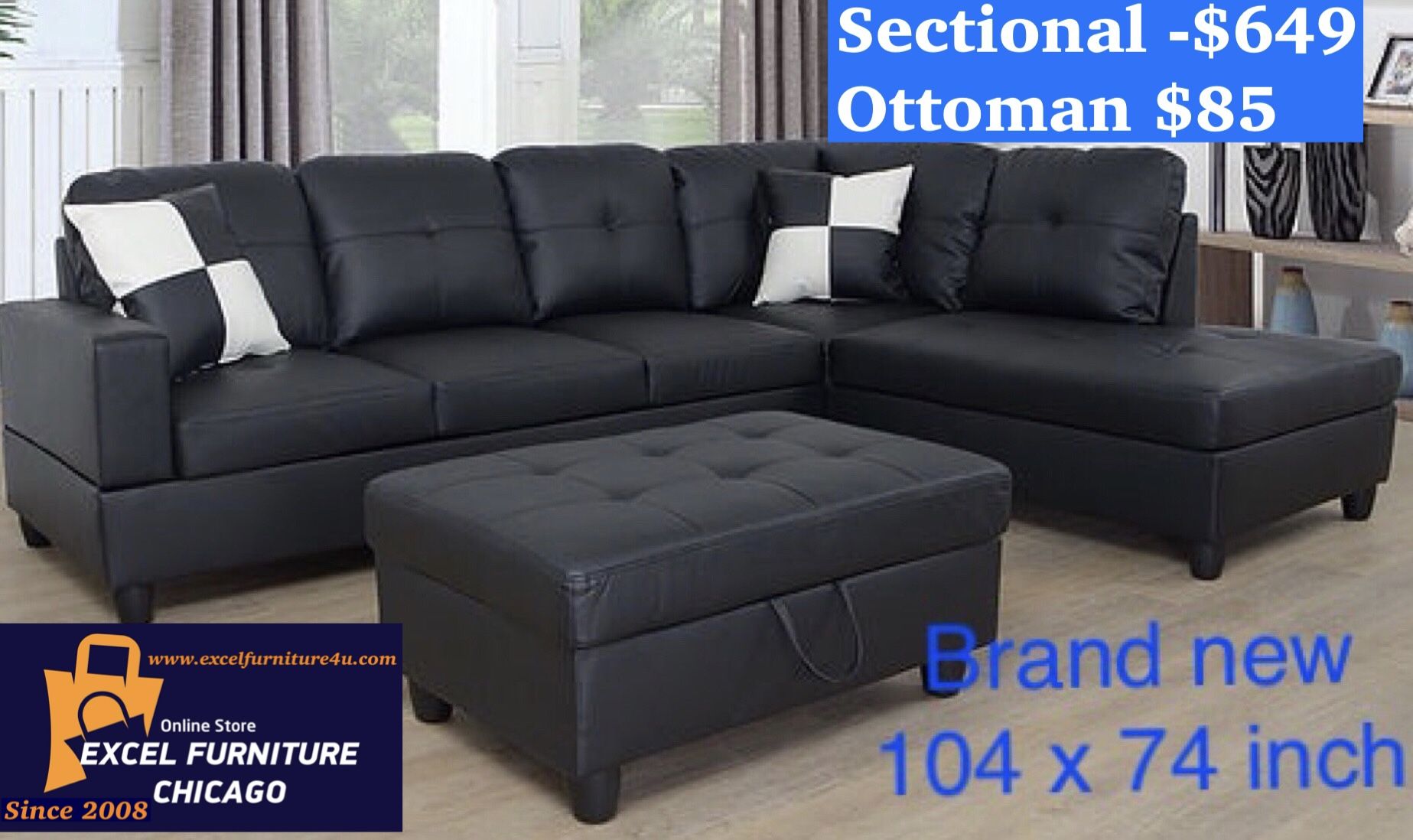 Brand New Sectional Sofa Couch 