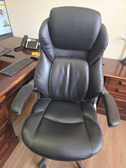 Executive office chair leather