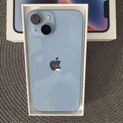 iPhone 14  Baby Blue model number A2648