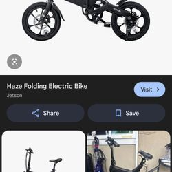 Jetson Foldable Electric Bike 
