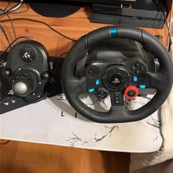 Logitech Wheel, Shifter And Pedals