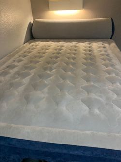 Intex queen size headboard blowup mattress