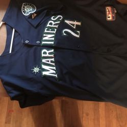 Mariners Majestic Jersey Men’s Xl