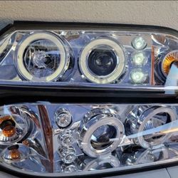 00-05 Chevrolet Impala LED Projector Headlights Luces Calaveras Micas Faros Focos Faroles Headlamps 