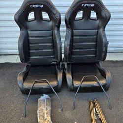 Nrg Innovations Racing Bucket Seats Asientos Deportivos Universales