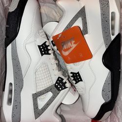 AIR JORDAN 4 WHITE CEMENT