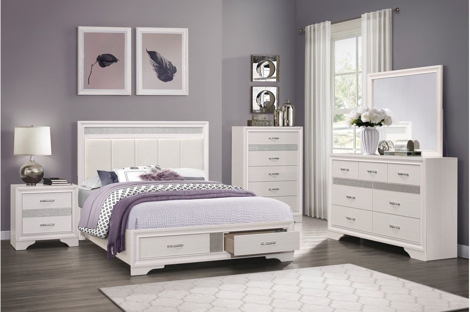 50% SALE Queen Size Platform Bedroom Set With Storage