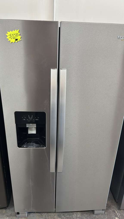 Whirlpool Side‑by‑Side Fridge – Stainless, Ice/Water Dispenser