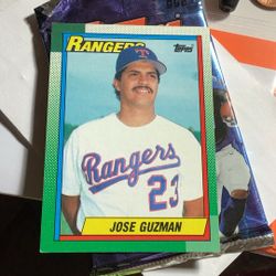Rangers * Pitcher * Jose Guzman For Sale 