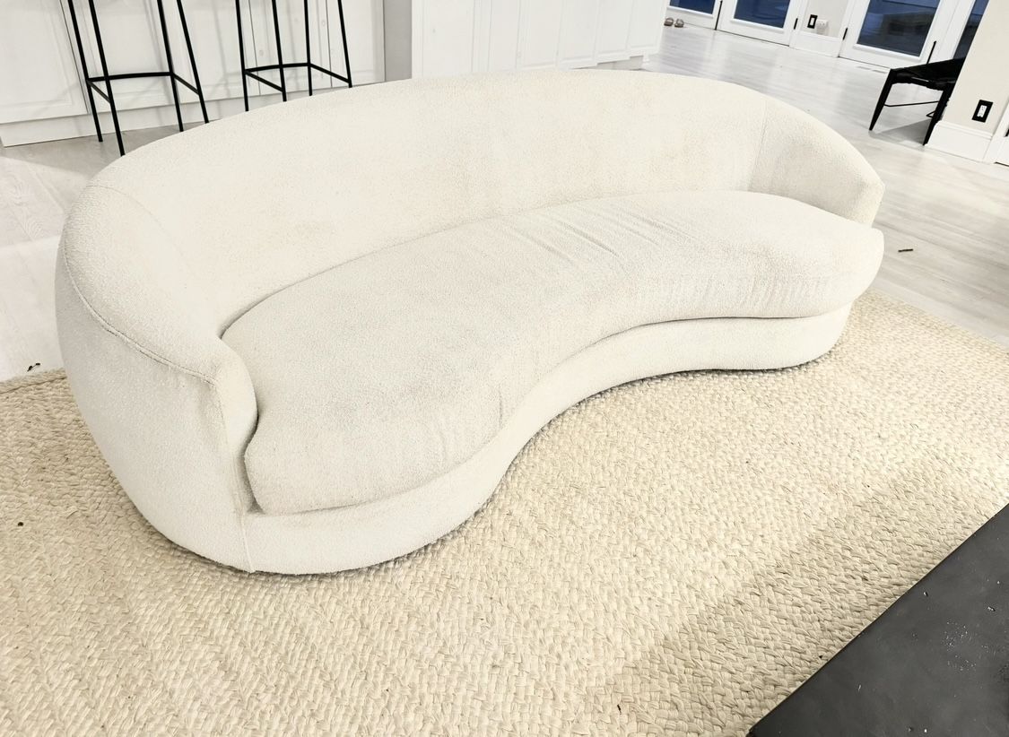 Designer Boucle Sofa