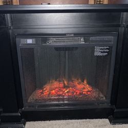 Entertainment With Fireplace Stand. 