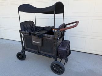 WonderFold W4 Luxe 4-Seater Wagon + Snack Tray, Cup/Phone Holder & Storage Bag — $400 OBO