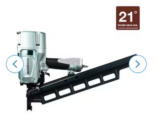 Metabo HPT 3-1/4-in 21 -Degree Pneumatic Roundhead Framing Nailer