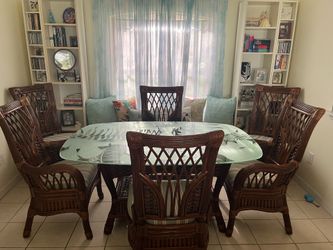 Dining room table and chairs