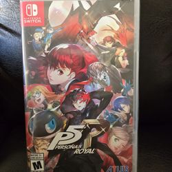 New Sealed Persona 5 Royal Nintendo Switch Game