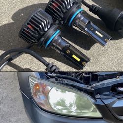 9006 HB4 6K BRIGHT WHITE 16000 LUMENS LED LIGHTS $40