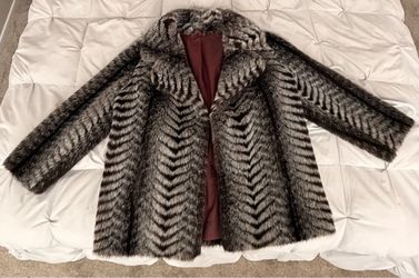 Faux fur coat