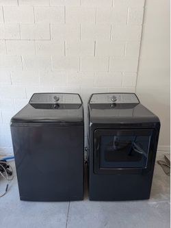 GE profile washer and dryer set