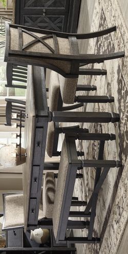 Tyler Creek Black/Gray Dining Room Set (SOFA and LOVESEAT