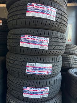 235/60/17 American Selling a set of new tires with a 50,000-mile warranty ✅🤩