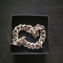 Silver Miami Cuban Link Bracelet