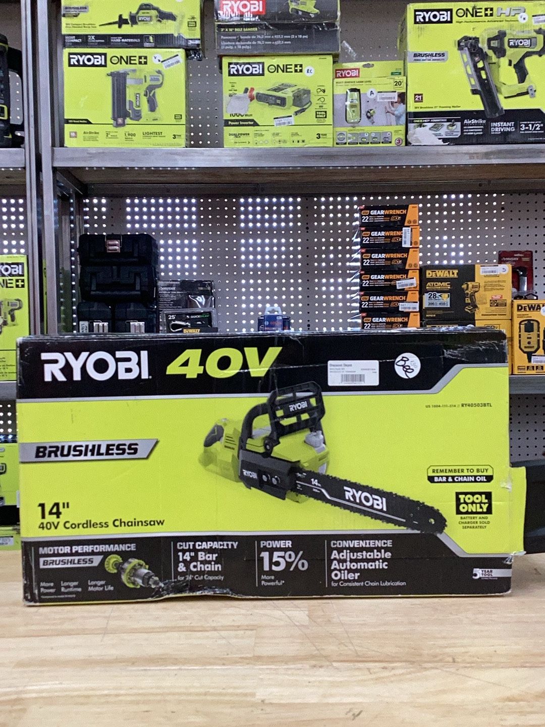 Ryobi 40V BRUSHLESS 14" CHAINSAW