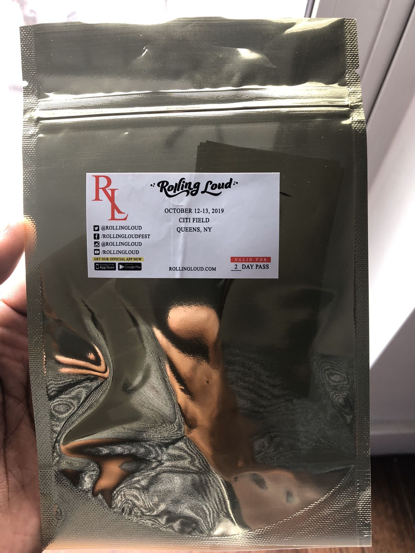 2-day Rolling loud wristband