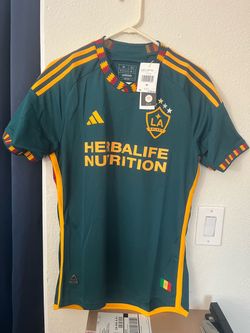 Adidas MLS LA Galaxy 2023/24 Authentic Away Green Soccer Jersey HI1875 M Medium