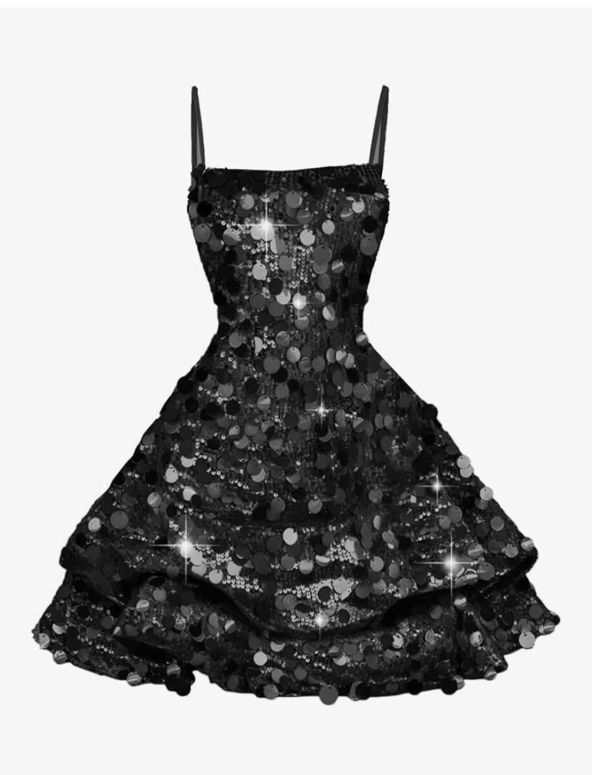 Sequin Short Homecoming Dress for Teen Sparkly Sleeveless Prom Sweet 16 Dress