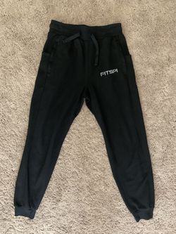 Mens black joggers sweatpants size s