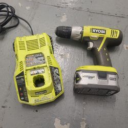 18 Volt  Cordless Ryobi ONE+ Drill Set