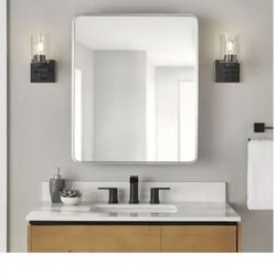 Medicine cabinet rounded corners 24in x 30in