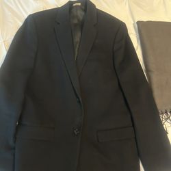Banana Republic 42 Long Black Sportcoat