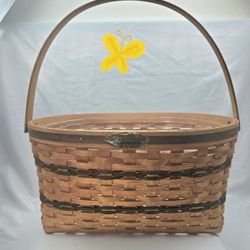 Longaberger 1995 Traditions Collection Family Basket, Green