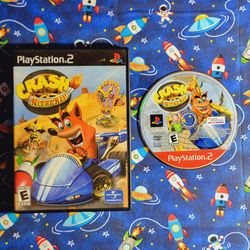 Crash Nitro kart Sony PlayStation 2 PS2 Game & Case
