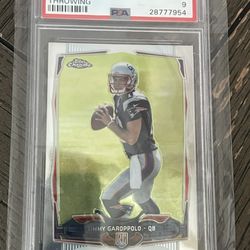 Topps Chrome Jimmy Garoppolo Rookie PSA 9 O.B.O