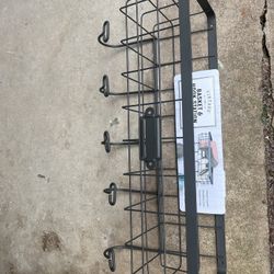 Vintage Basket Hook Station 