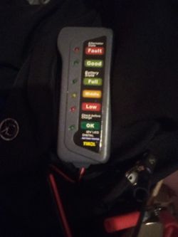 12 V  LED battery tester $20