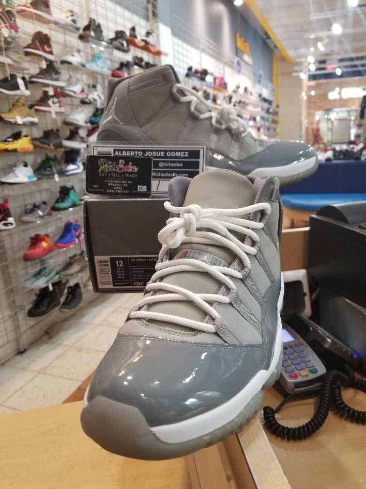 Air Jordan 11 Cool Grey Size 12