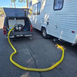 Motorhome Y Rv Adomicilio Limpio Tanque Gris Y Negro Del 1 Y Del 2 