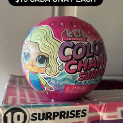 LOL OMG COLOR CHANGE SURPRISE $15 Each / Cada Una 
