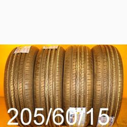 4 New Tires For Sale 205/60/15 We Service Motorcycle Tires
