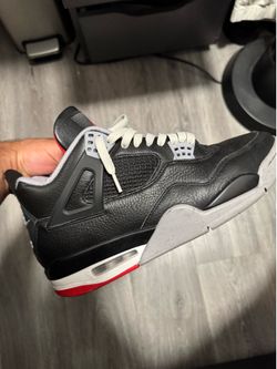 air jordan 4 bred reimagined leather size 11