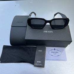 Prada Glasses Black Unisex 