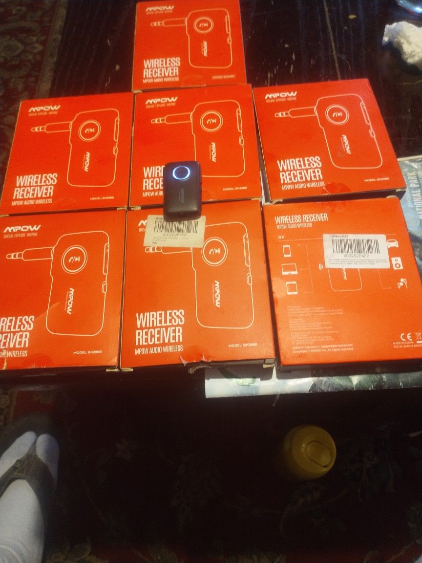 Mpow, Universal Bluetooth ,Adapter ,Turn Any Receiver Or  Amp Into Bluetooth  I Have 7 More $20 Each Or 7 For $100