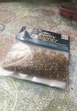 Gold beads crafting DIY embellishment