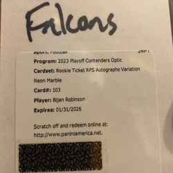 Bijan Robinson Redemption Auto /4